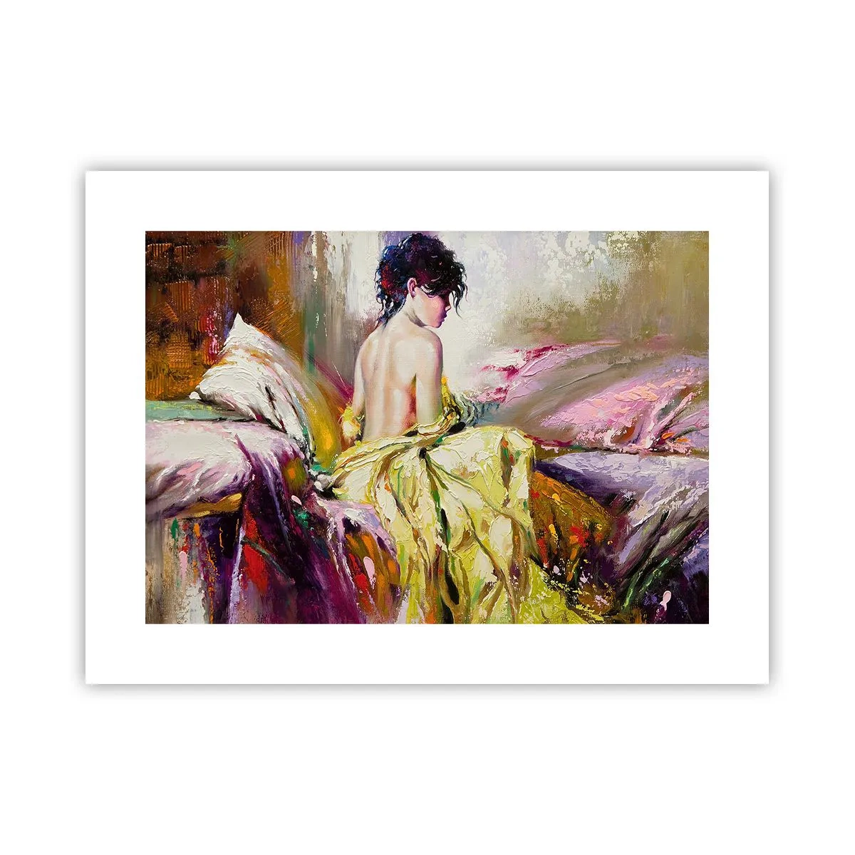 Poster - Mi-aș muia buzele în paharul cu vin de pe masa ta - 40x30 cm