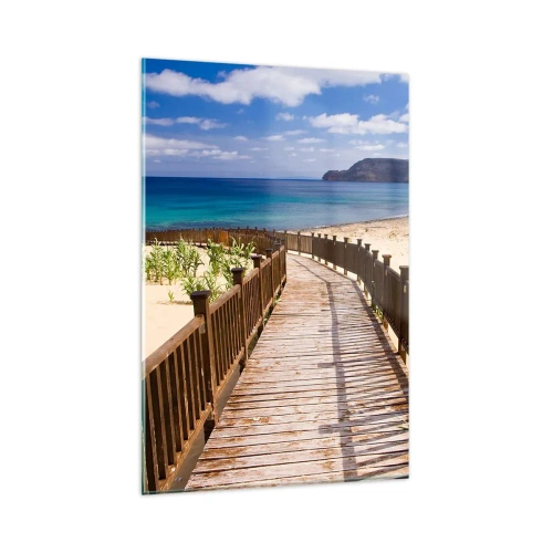 Tablou pe sticlă - Du-mă în insulele fericite - 80x120 cm