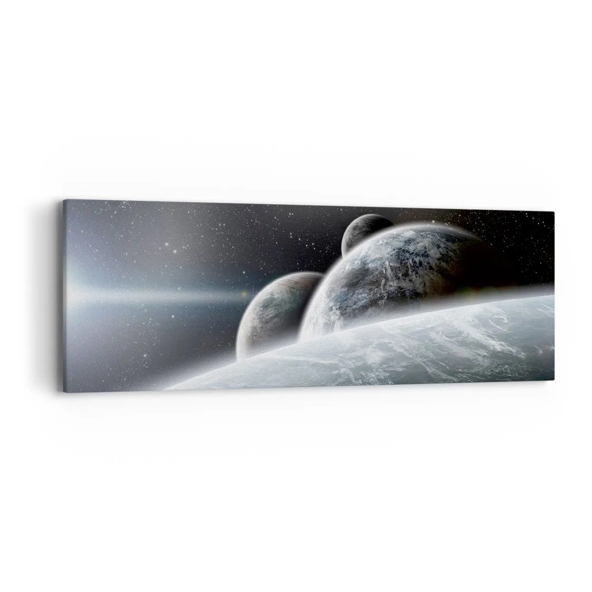 Tablou pe pânză - Muzica cosmică a sferelor - 90x30 cm