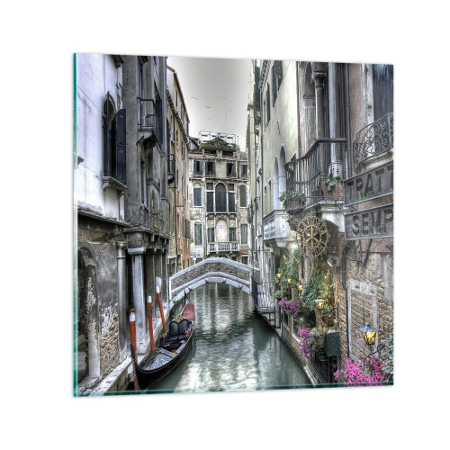 Tablou pe sticlă - Timp de secole în reverie tăcută - 50x50 cm