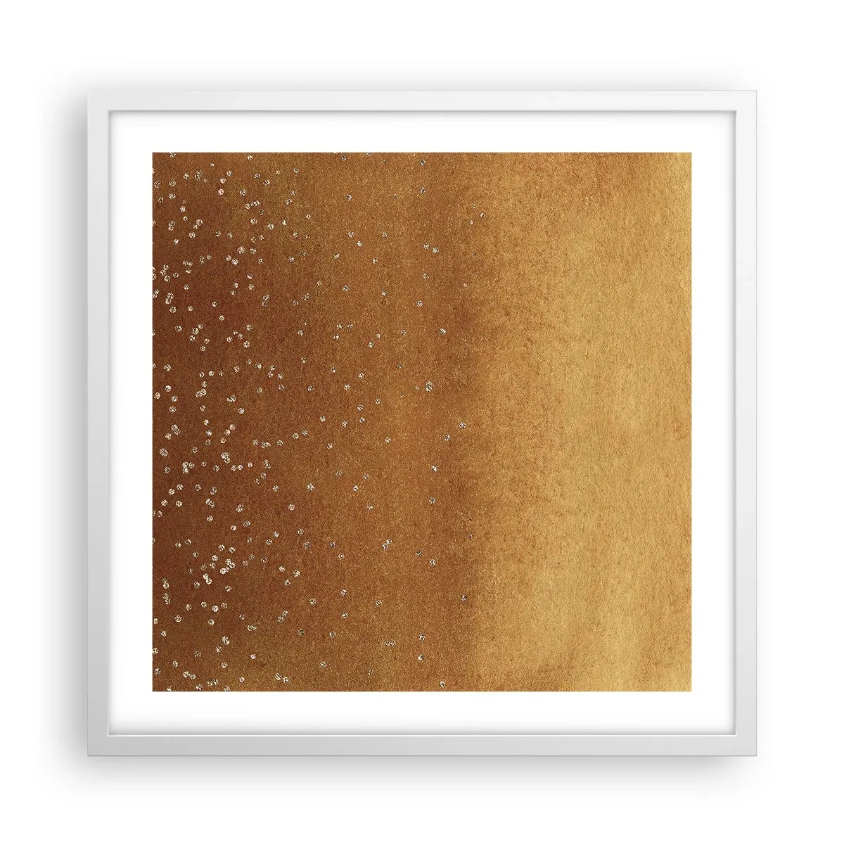 Poster în ramă albă - Nașterea luminii - 50x50 cm