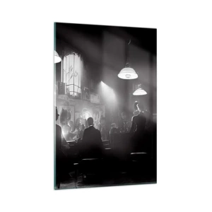 Tablou pe sticlă - În stil jazz - 80x120 cm