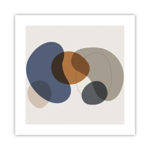 Poster - Picături de culoare - 40x40 cm