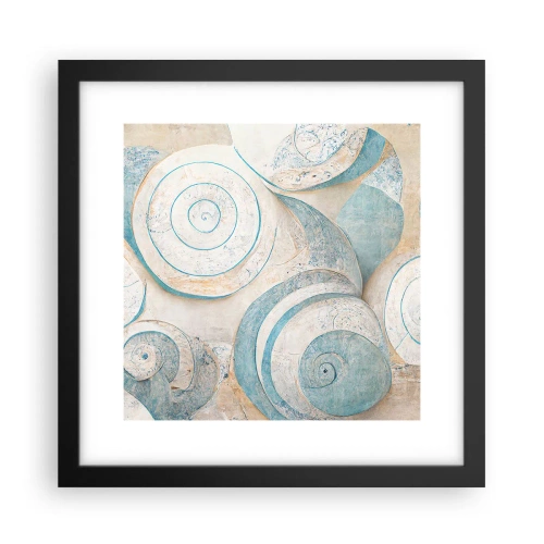 Poster în ramă neagră - Ce ascunde cochilia? - 30x30 cm