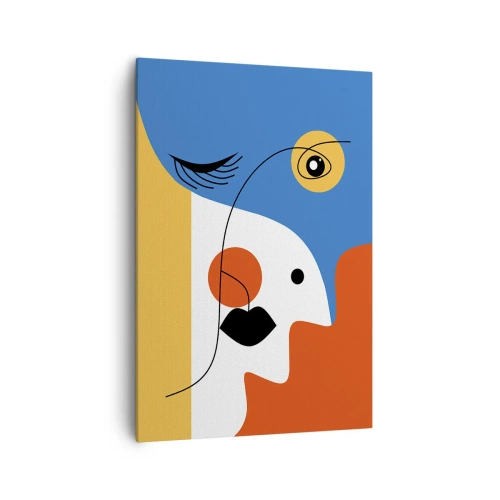 Tablou pe pânză - Portret deconstruit - 70x100 cm