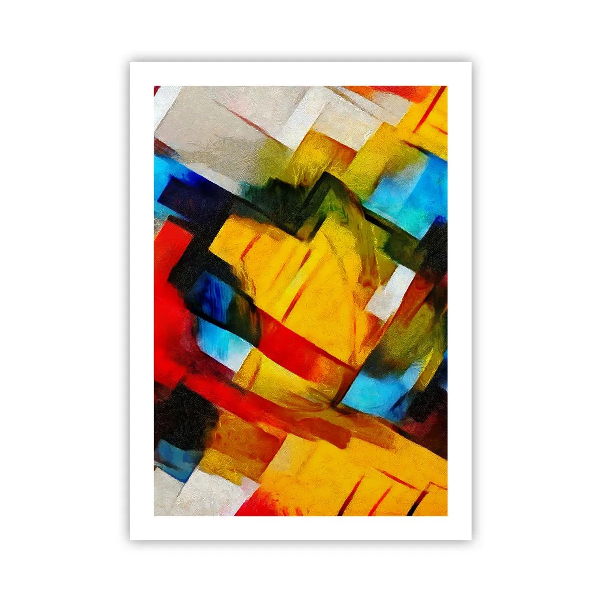 Poster - Sandviș multicolor - 50x70 cm