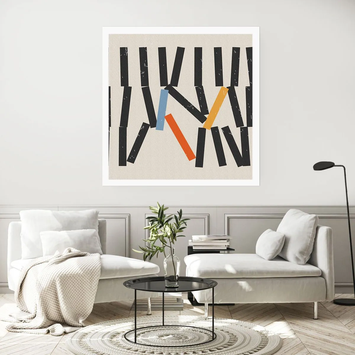 Poster - Domino - compoziție - 40x40 cm