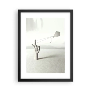 Poster în ramă neagră - Încercare de forță - 30x40 cm