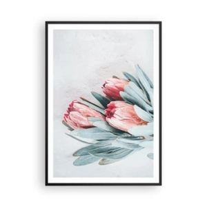 Poster în ramă neagră - Rușinate de propria lor frumusețe - 70x100 cm