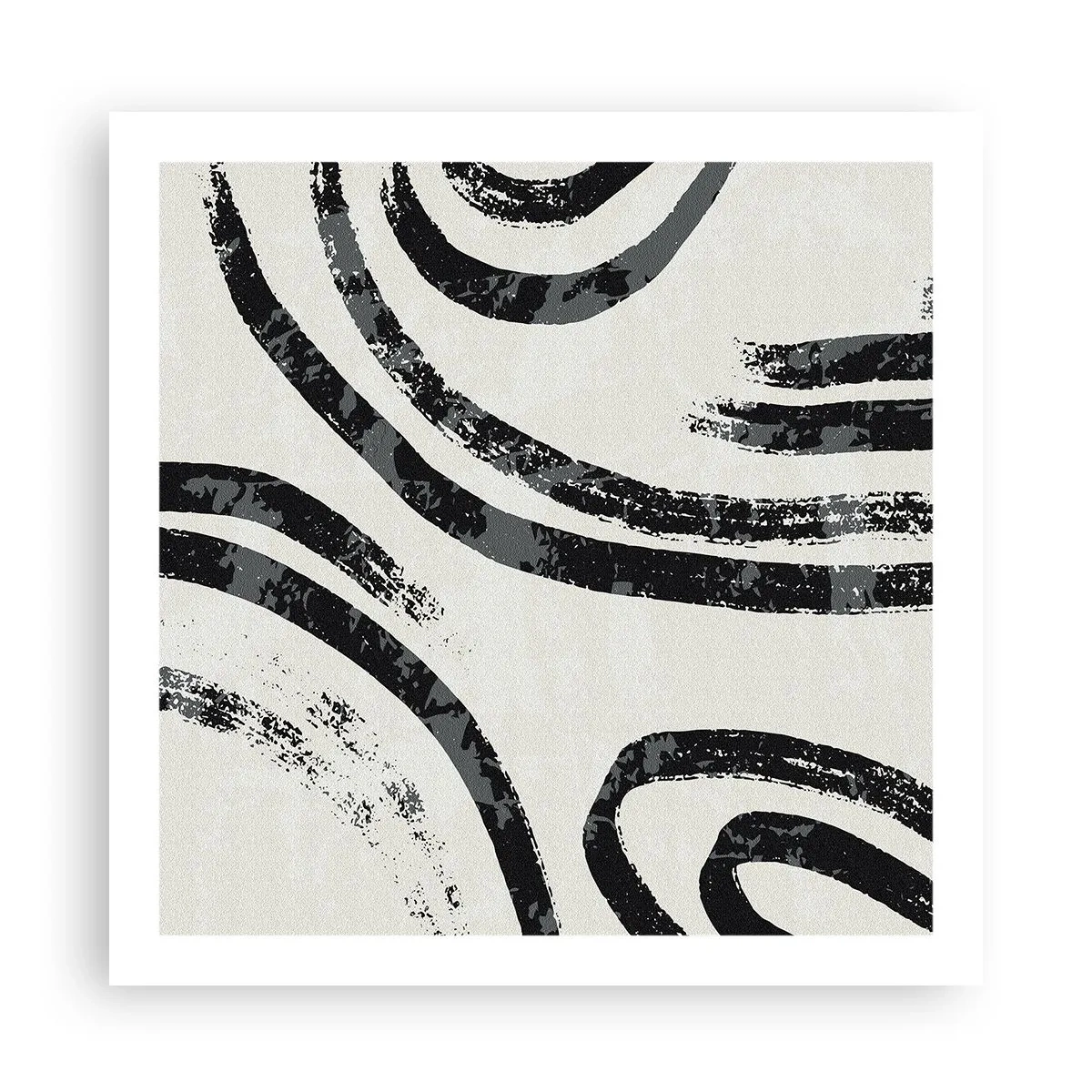 Poster - Pe jumătate oprit - 60x60 cm