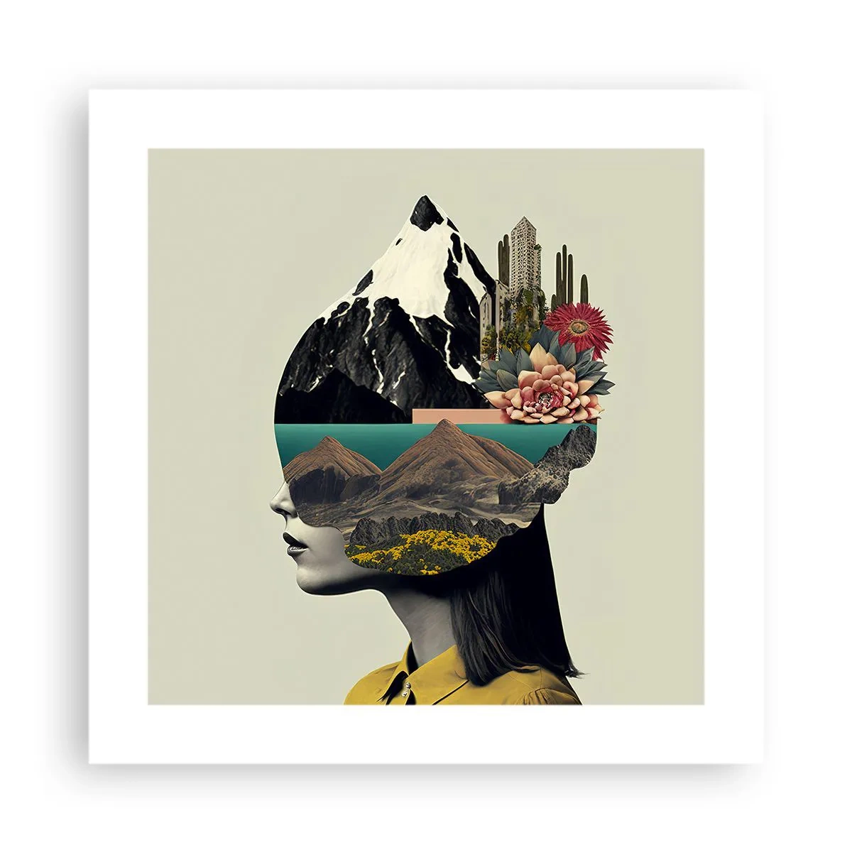 Poster - Femeia - întotdeauna un mister - 40x40 cm