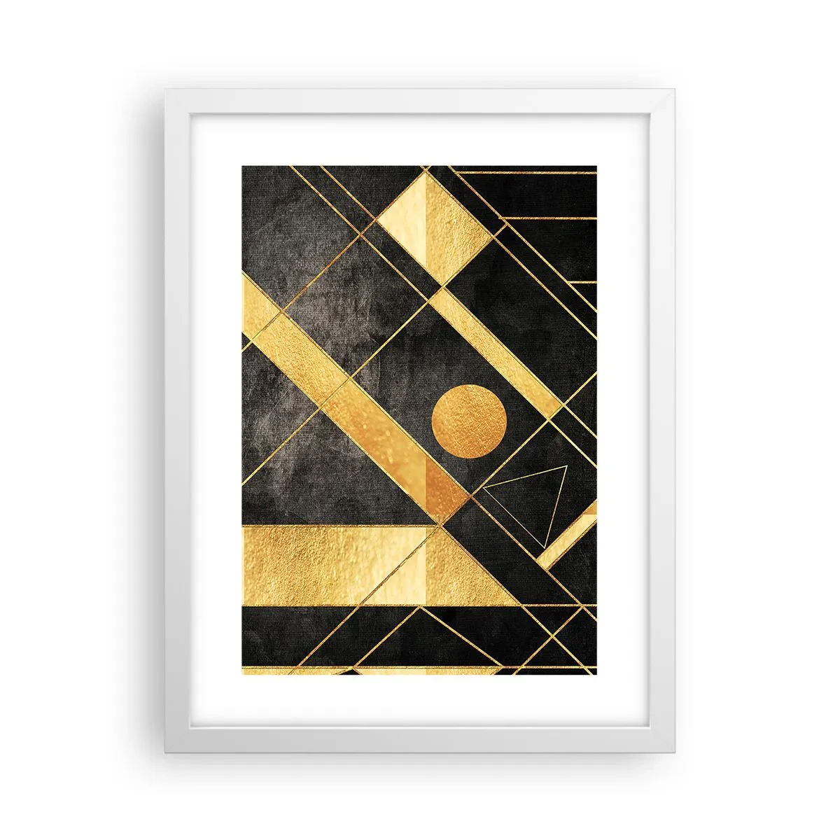 Poster în ramă albă - Soarele deșertului - 30x40 cm