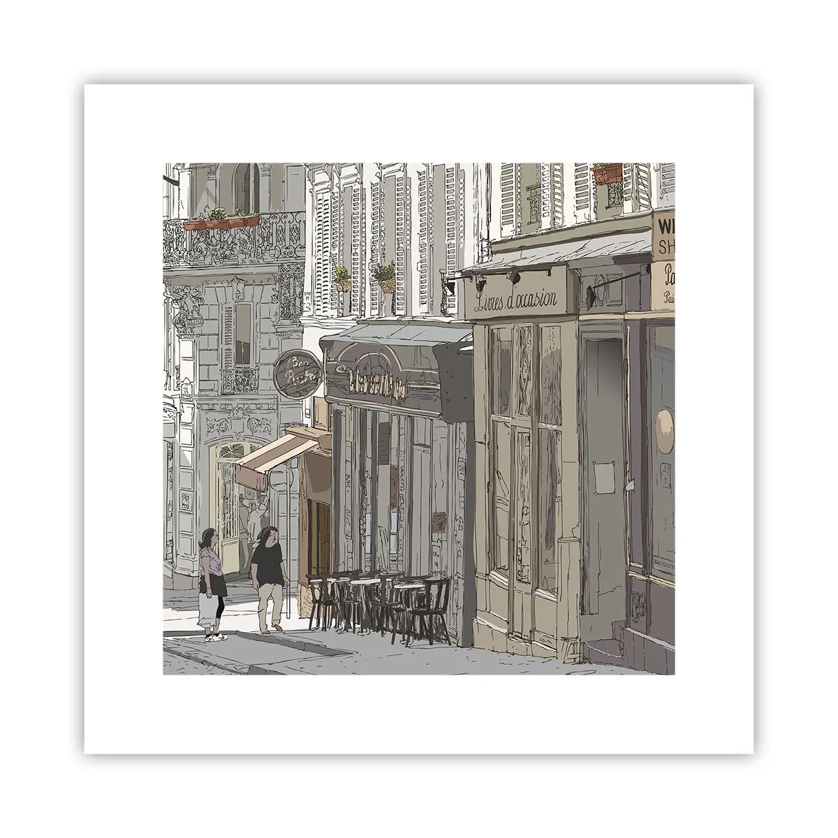 Poster - Bucurii urbane - 30x30 cm