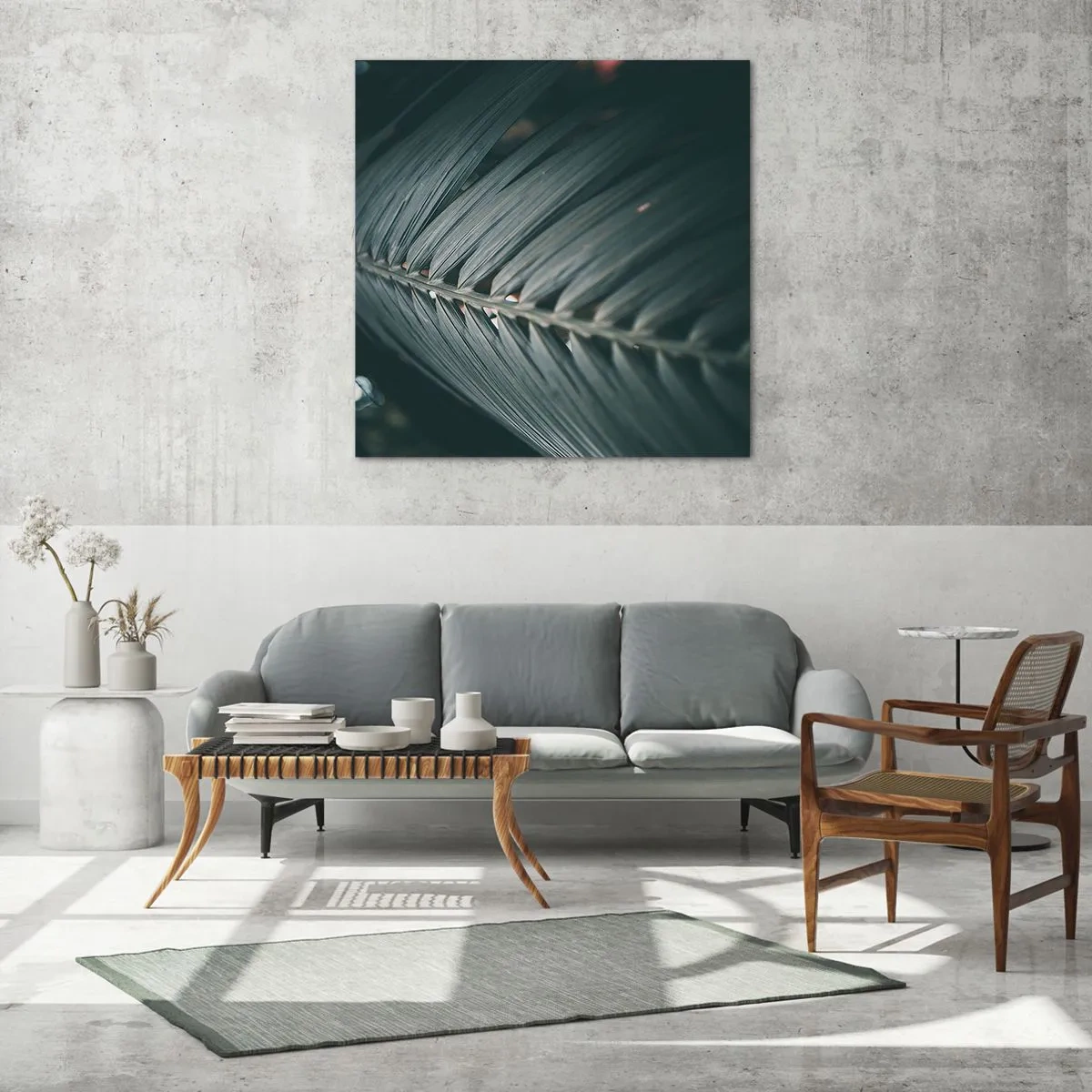 Tablou pe sticlă - Precizia naturii - 70x70 cm