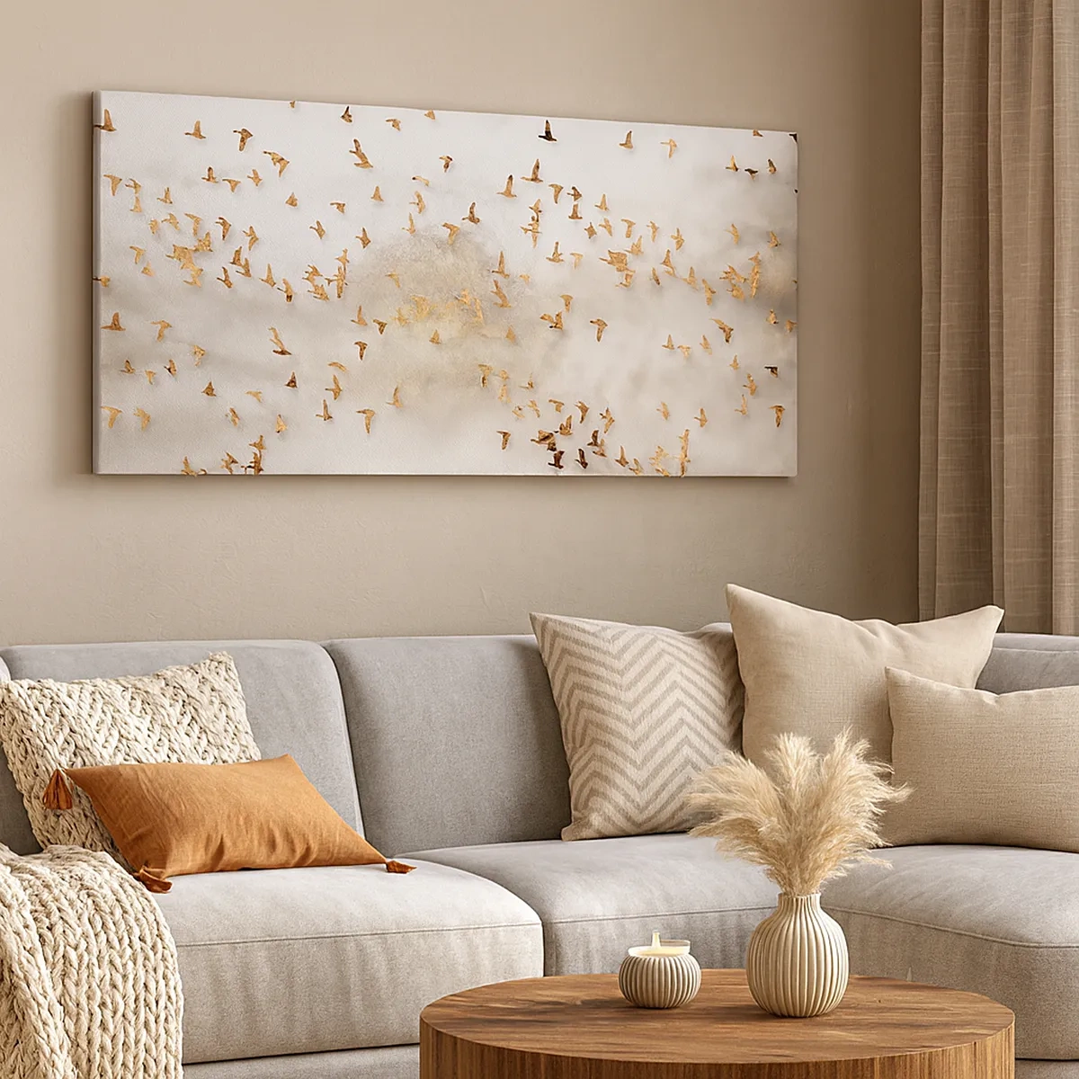 Tablou pe pânză - A sosit timpul... - 30x30 cm