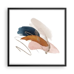 Poster în ramă neagră - Compoziție înaripată - 50x50 cm