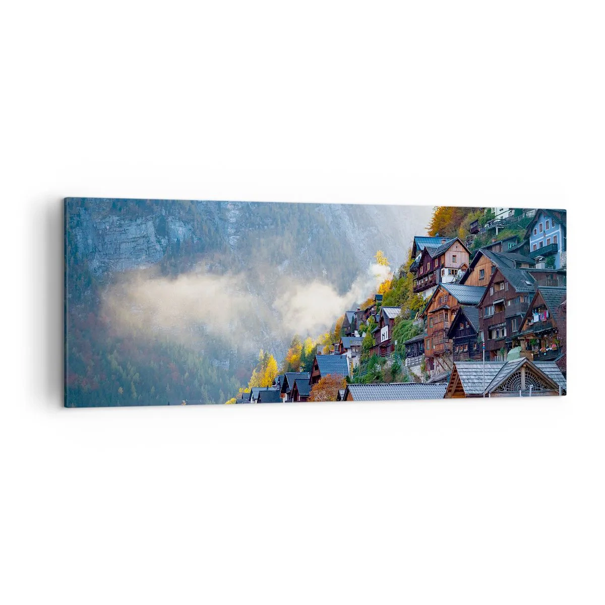 Tablou pe pânză - Atmosferă alpină - 140x50 cm
