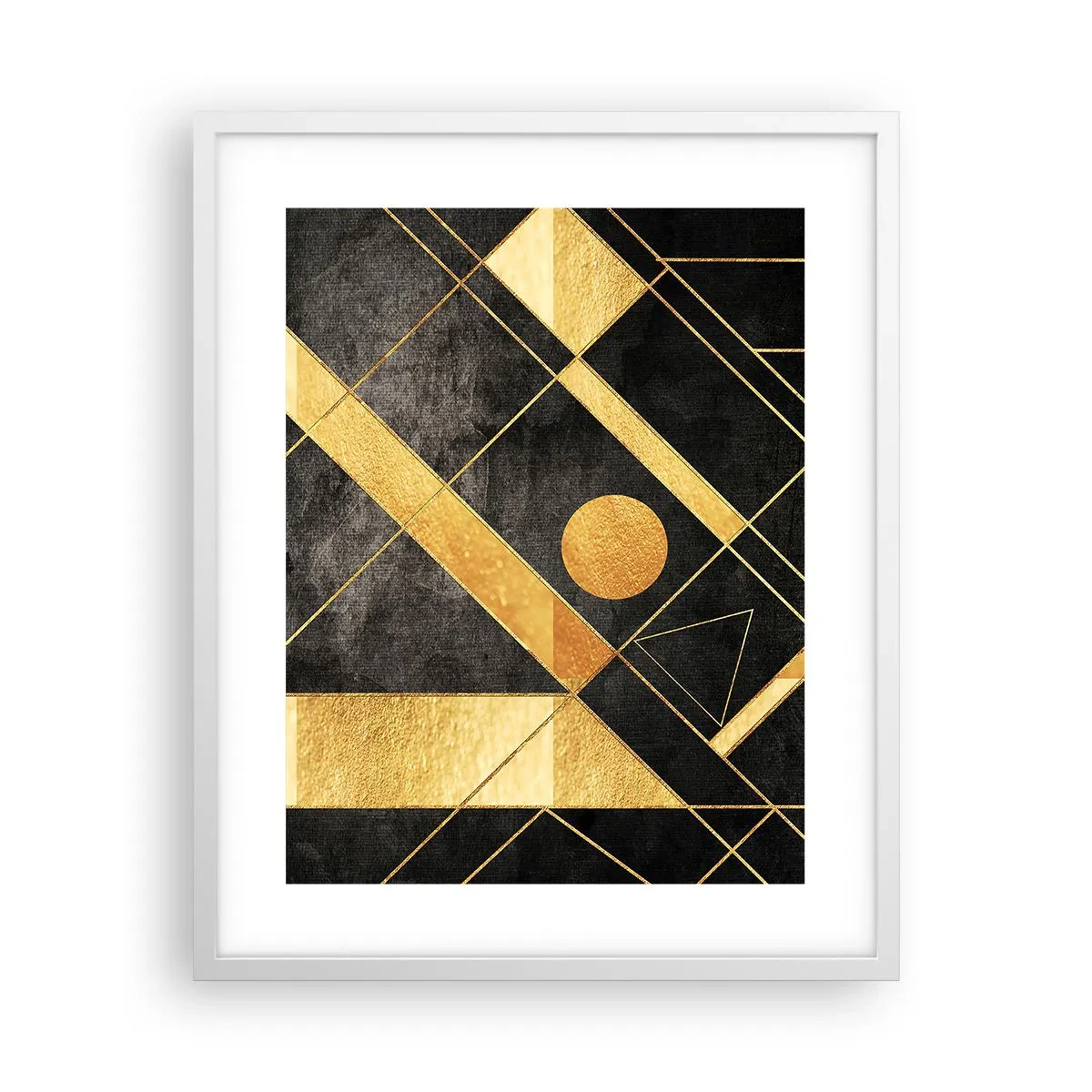 Poster în ramă albă - Soarele deșertului - 40x50 cm