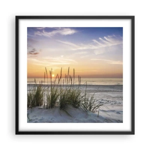 Poster în ramă neagră - Privește, gândește, simte - 50x50 cm