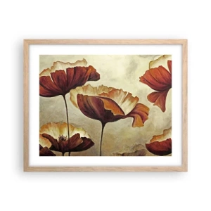 Poster în ramă de stejar deschis - Lunca - 50x40 cm