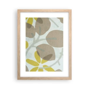 Poster în ramă de stejar deschis - Compoziție în plin soare - 30x40 cm