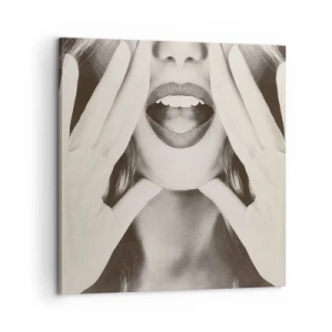 Tablou pe pânză - Vin imediat! - 60x60 cm