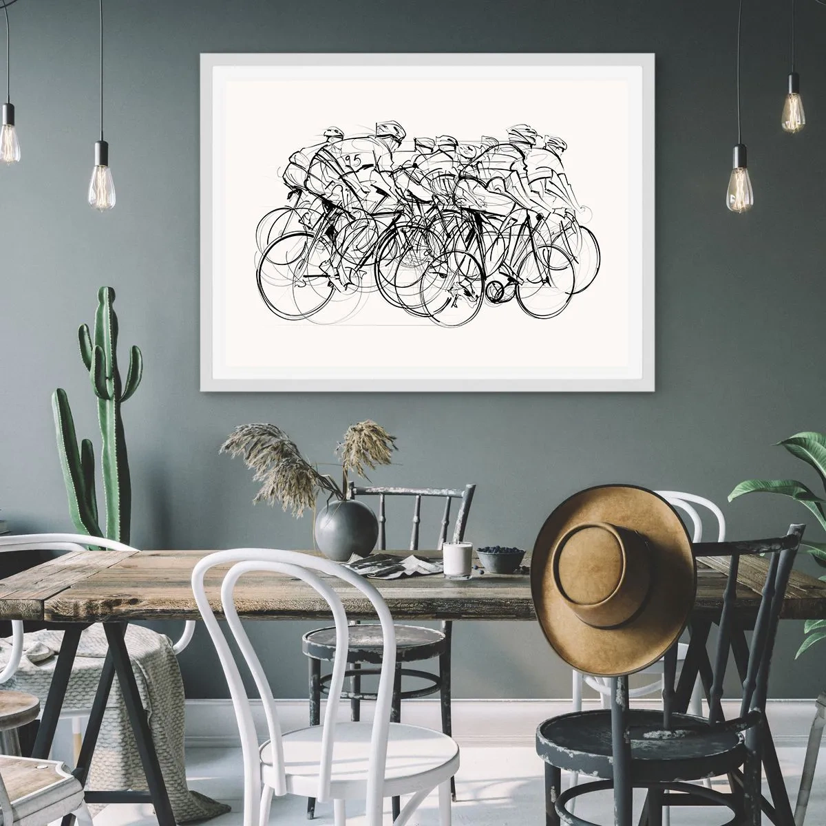 Poster în ramă albă - Mână în mână - 91x61 cm