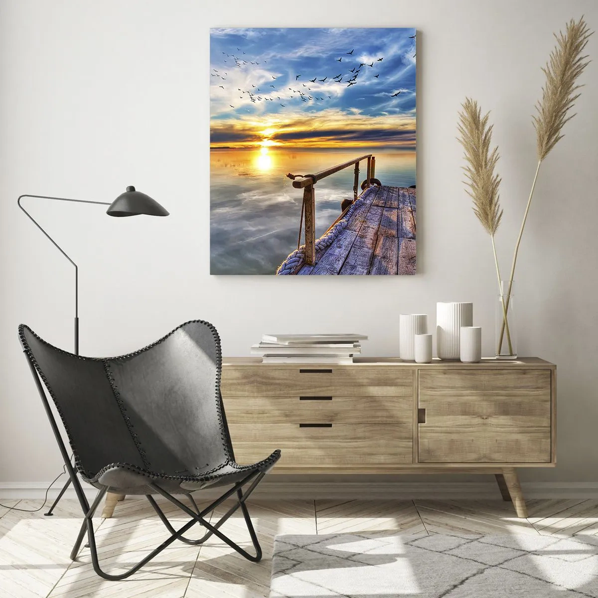 Tablou pe sticlă - Vântul se odihnește - 50x70 cm