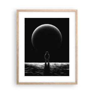 Poster în ramă de stejar deschis - Față în față - 40x50 cm