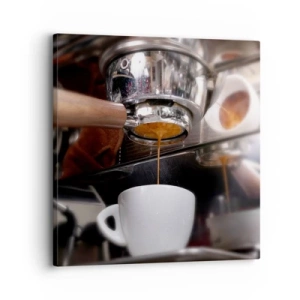 Tablou pe pânză - Cel mai bun moment al zilei - 30x30 cm