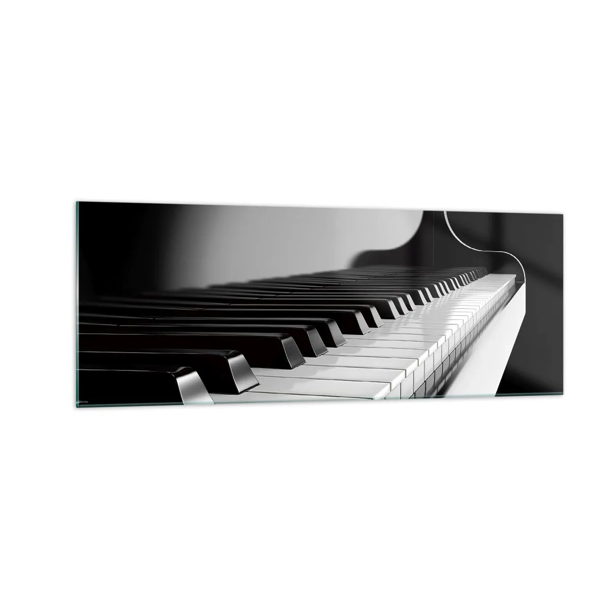 Tablou pe sticlă - Armonia formelor și a culorilor - 140x50 cm