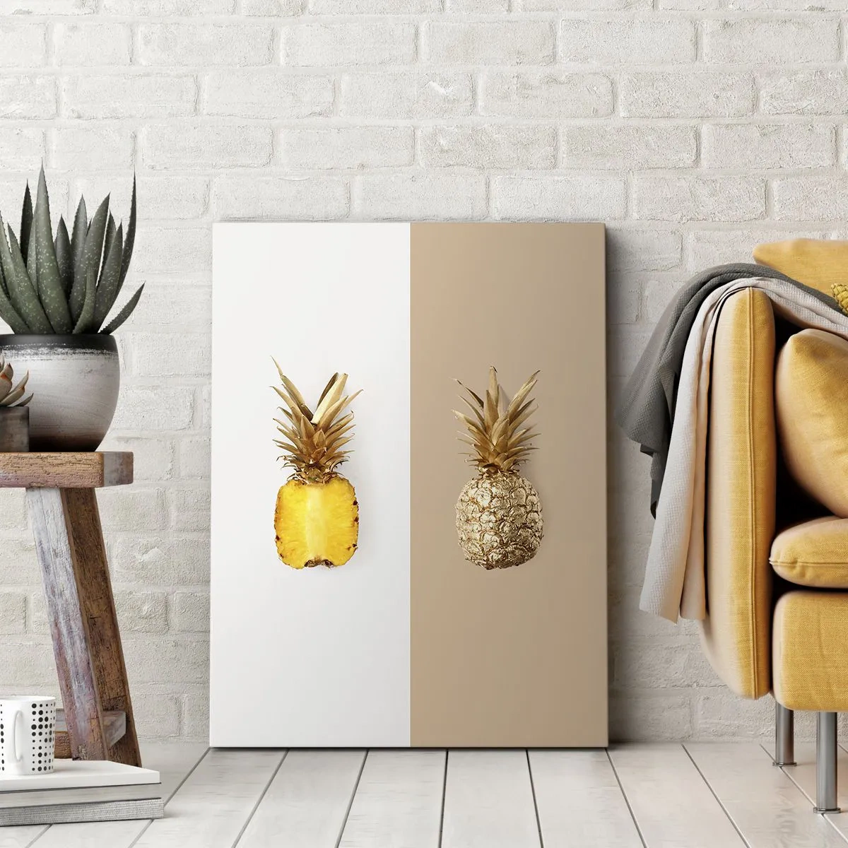 Tablou pe pânză - Ananas de împărțit - 50x70 cm