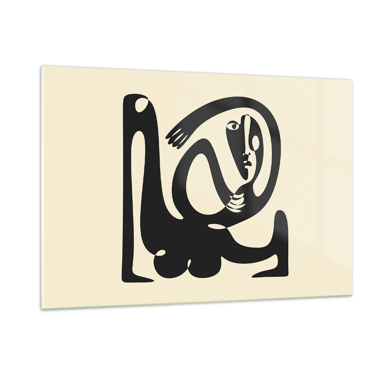 Tablou pe sticlă - Aproape Picasso - 120x80 cm