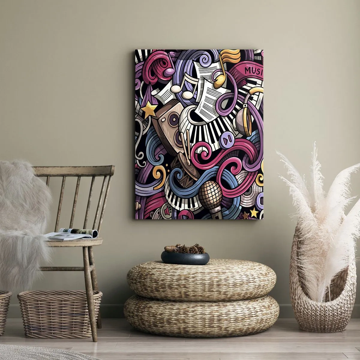Tablou pe pânză - Melodie complicată - 50x70 cm