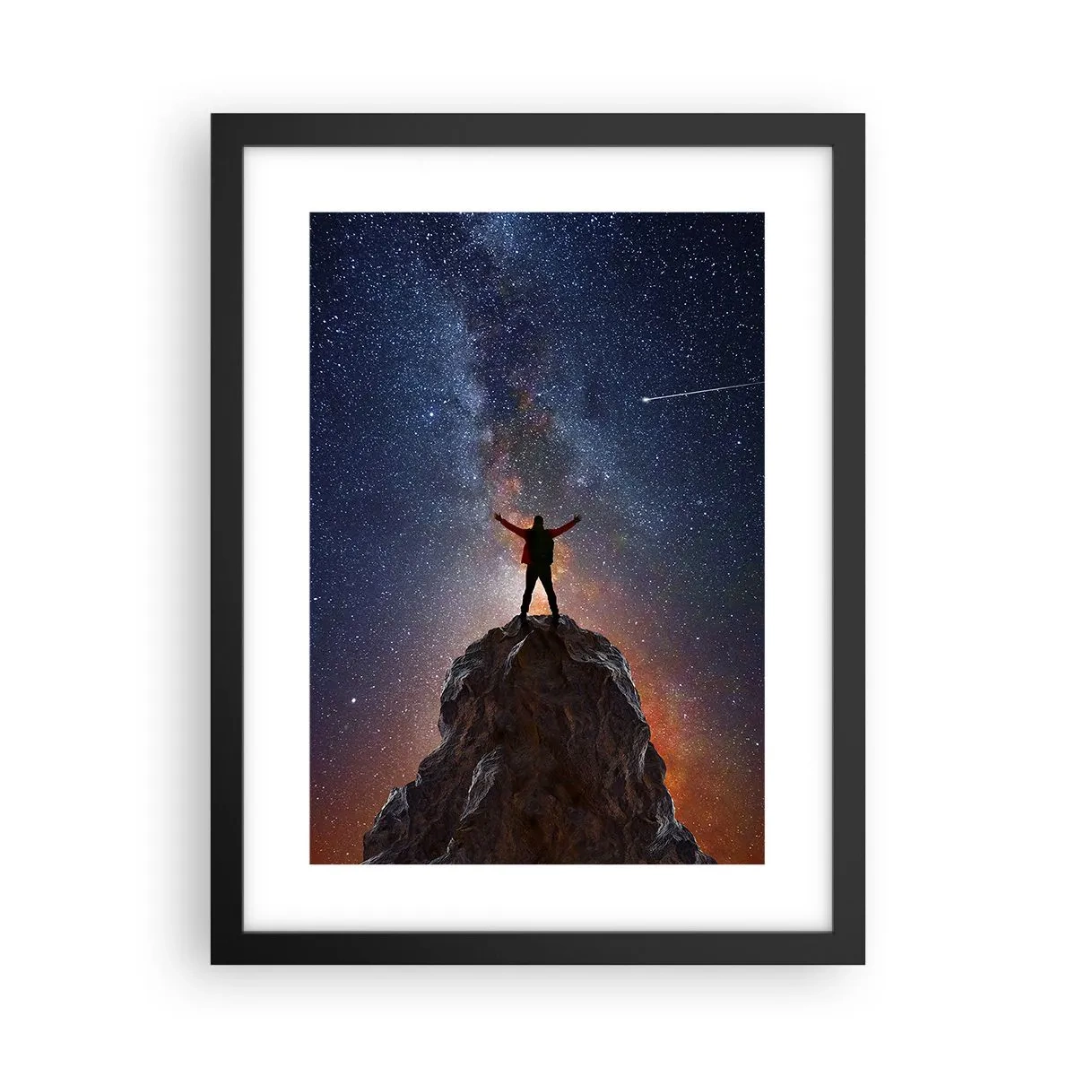 Poster în ramă neagră - Puterea este cu mine! - 30x40 cm