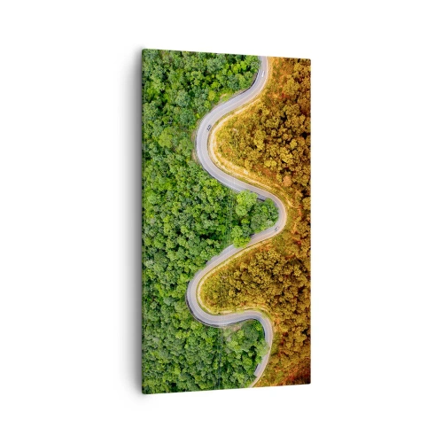 Tablou pe pânză - Frontiere și defilee - 55x100 cm