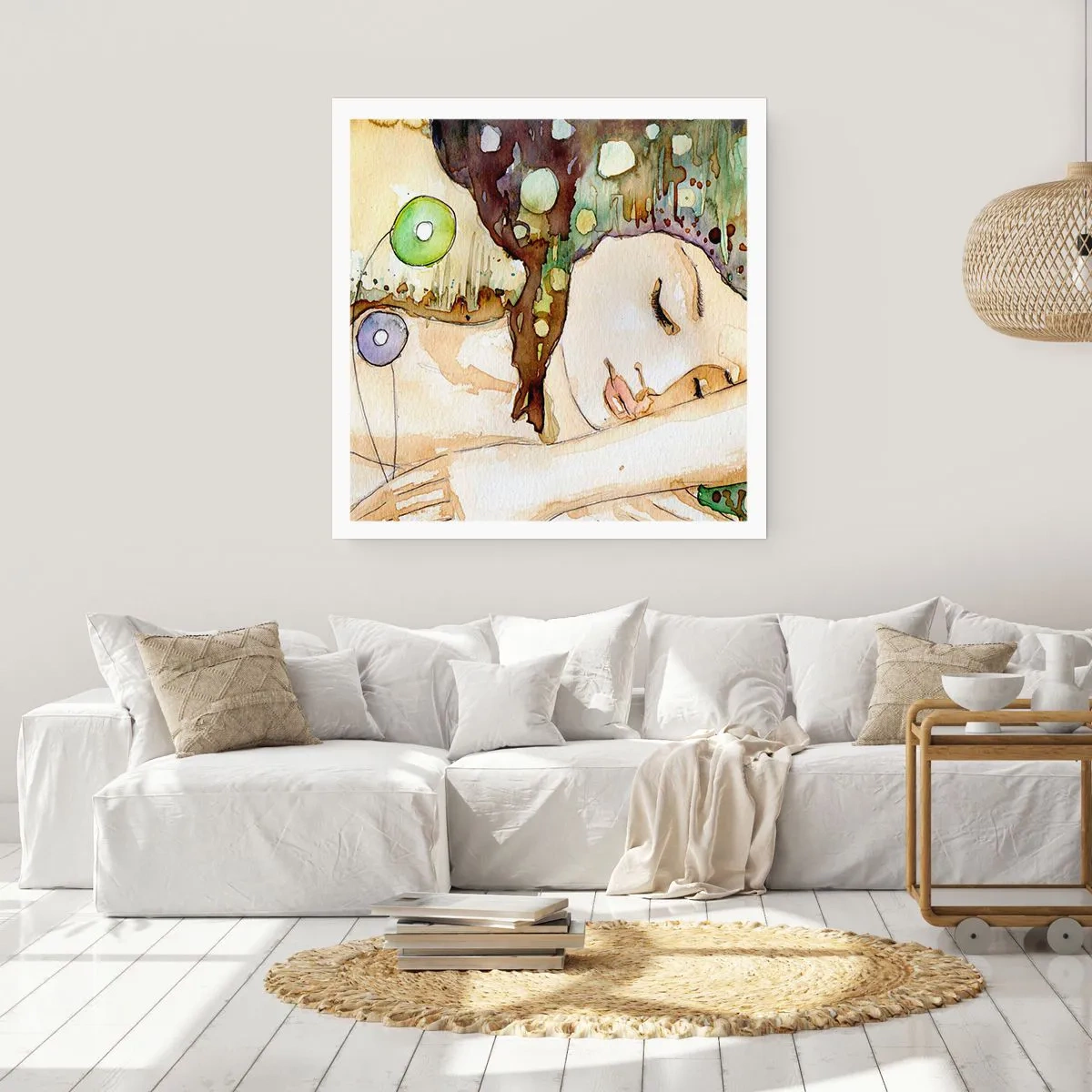 Poster - Visul violet smarald - 60x60 cm