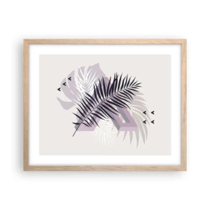 Poster în ramă de stejar deschis - Umbra unei umbre - 50x40 cm