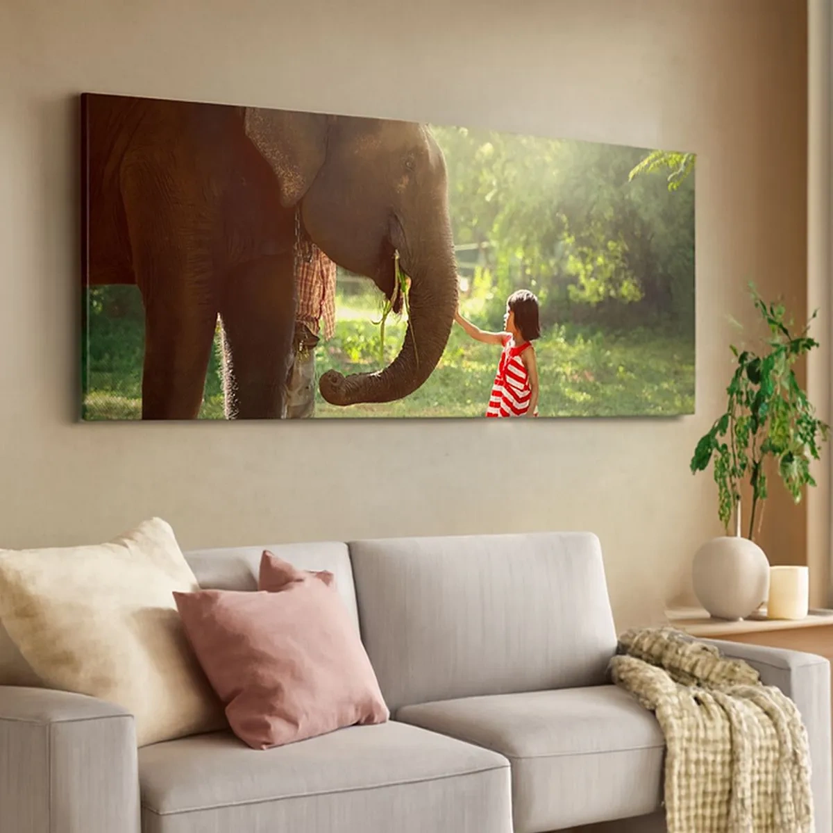 Tablou pe pânză - Puterea prieteniei - 100x40 cm