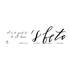 Mostră tapet autocolant Deluxe Sticker - Cât de adevărat - Tipografie, Afirmare, Maxim - 100x30 cm