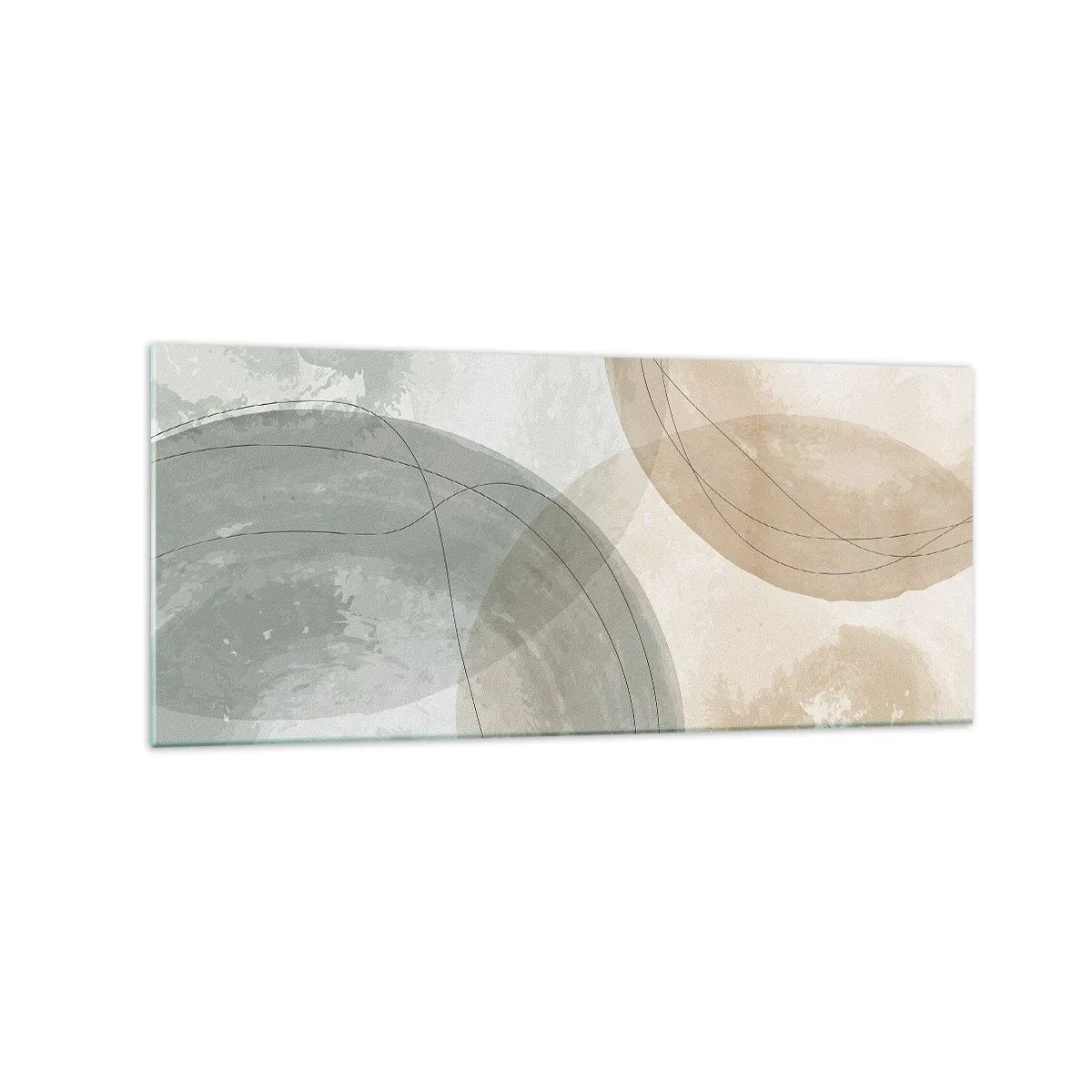 Tablou pe sticlă - Întrepătrunderea lumilor - 120x50 cm