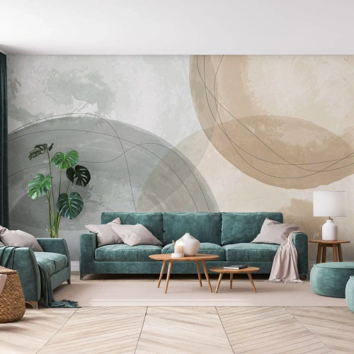 Tapet Standard Eco - Întrepătrunderea lumilor - Abstracția, Bucată, Districte - 400x280 cm