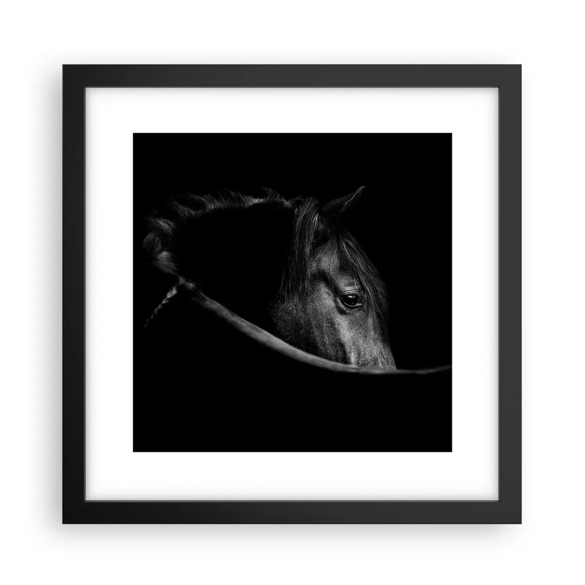 Poster în ramă neagră - Prințul negru - 30x30 cm