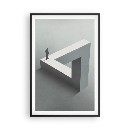 Poster în ramă neagră - Și totuși este posibil - 61x91 cm