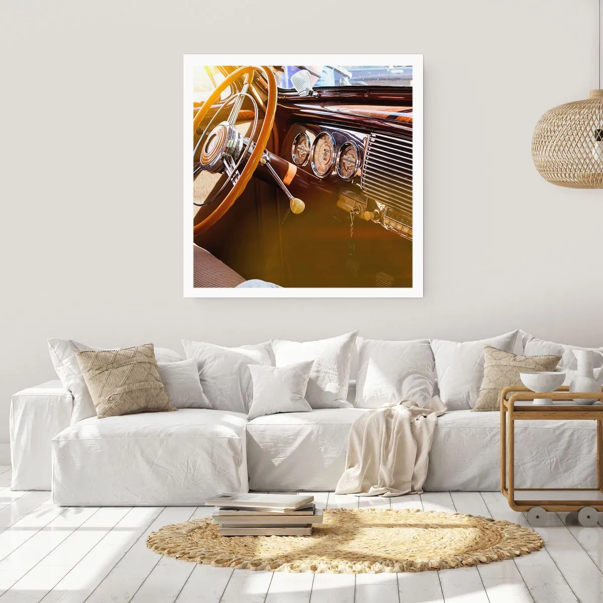 Poster - O adiere de lux din trecut - 40x40 cm