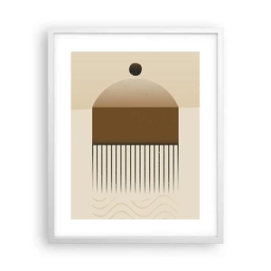 Poster în ramă albă - Stări diferite - 40x50 cm