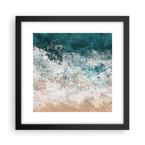 Poster în ramă neagră - Povești despre mare - 30x30 cm