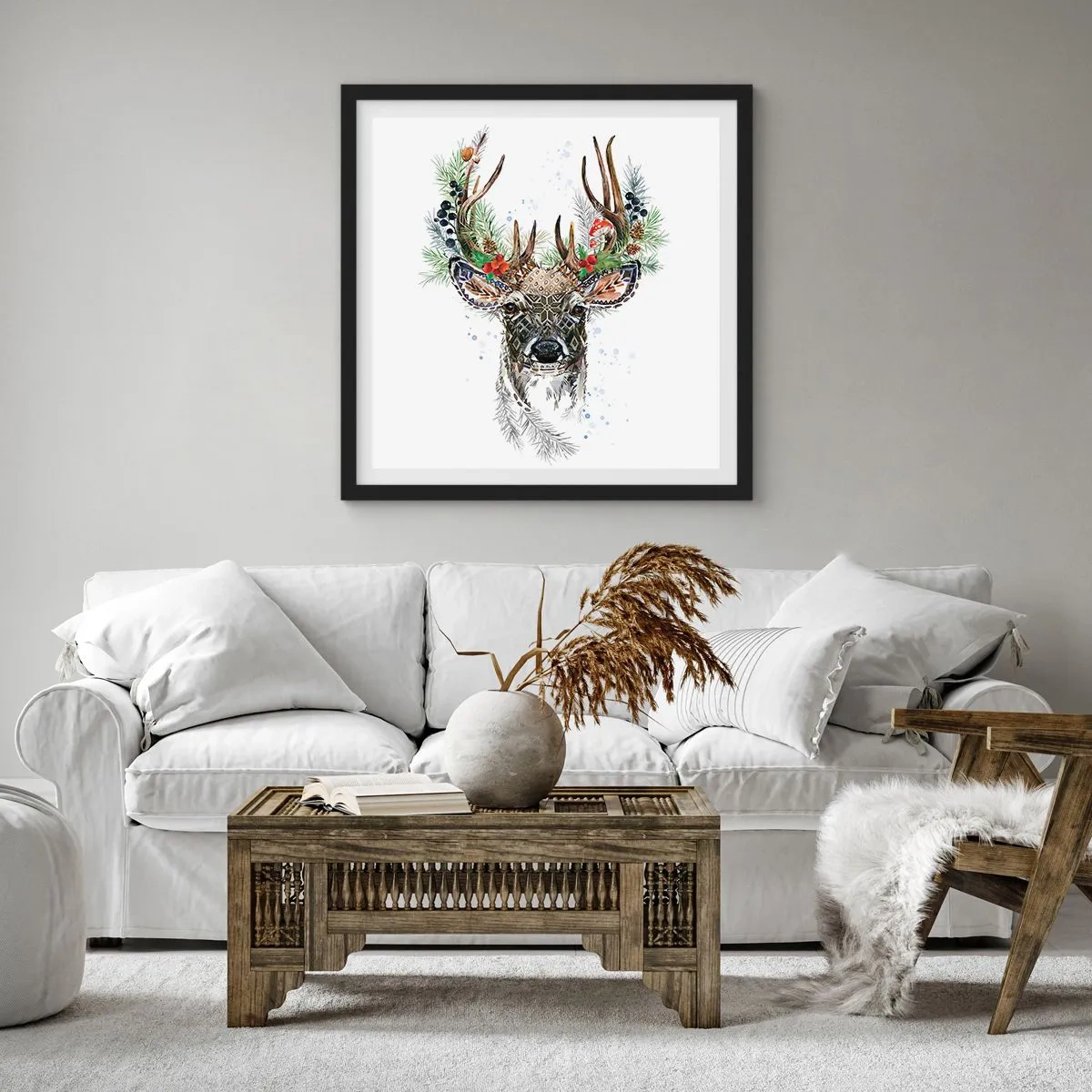 Poster în ramă neagră - În ținută festivă - 60x60 cm