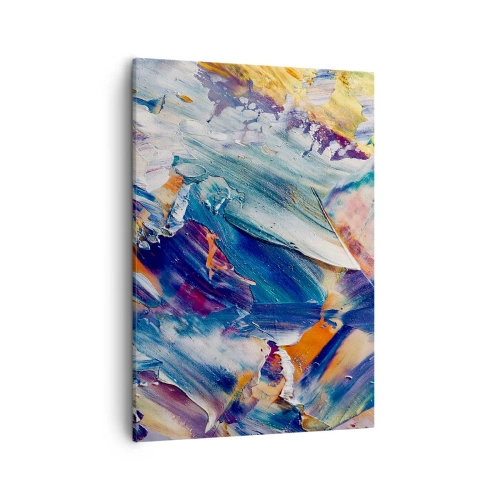 Tablou pe pânză - Confuzie de culori - 50x70 cm