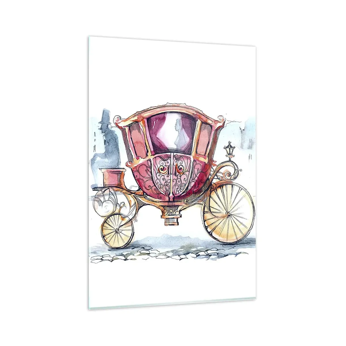 Tablou pe sticlă - Pentru nuntă sau pentru bal? - 80x120 cm